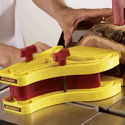 Miniatura 5 de Milescraft 1407 D/TFeatherBoard - Tablas de canto biselado duales o en tándem para mesas de rebajadora o sierras de cinta o de mesa, amarillo