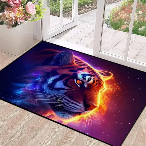 Miniatura 24 de Alfombra de Área Galaxia de 5' x 7', Dormitorio Sala de Estar para Niñas Niños Varones Alfombra Nebulosa Vórtex Tapetes Púrpura Azul Nube galaxy 1