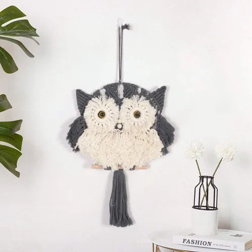 Miniatura 5 de Cuerda de macramé gris de 3mm x 109 yardas, cuerda de algodón de colores, cuerda para manualidades, cuerda de algodón colorida para colgar