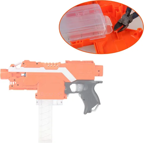Miniatura 7 de JGCWorker Kit de mod de revista Short Dart Talon para Nerf Stryfe y Worker Swordfish Dominator