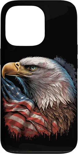 Miniatura 10 de Funda patriótica para iPhone 11 Pro Max con ojos de águila calva americana