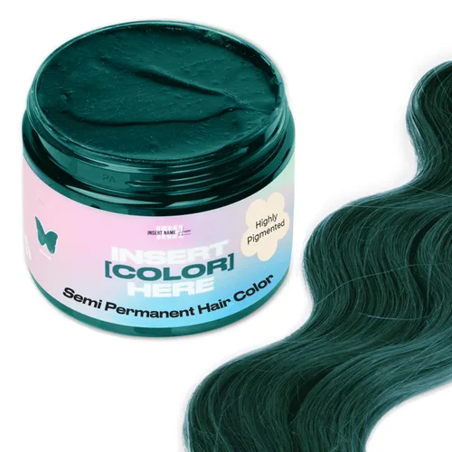 Miniatura 14 de INH Tinte semipermanente para el cabello, acondicionador de depósito de color, tinte rosa para el cabello, sin blanqueador, sin peróxido, tinte