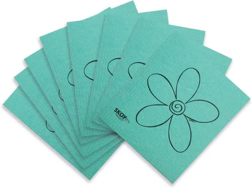 Miniatura 9 de Skoy Paño de cocina sueco, paquete de 8 paños de cocina suecos versátiles para uso doméstico y doméstico, paños de limpieza reutilizables, aptos