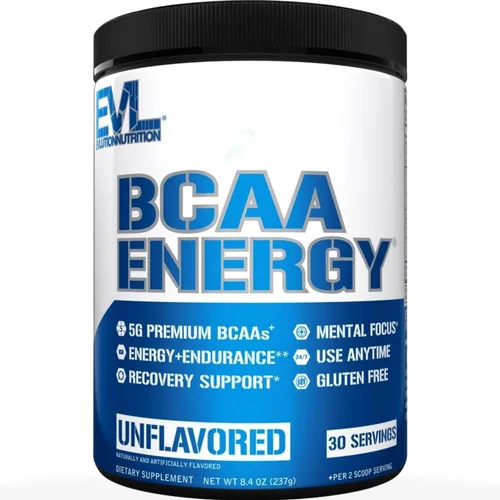 Miniatura 19 de Evlution EVL BCAAs Polvo de Aminoácidos - Polvo BCAA Energy Pre Entrenamiento para Recuperación Muscular, Crecimiento Magro y Resistencia - Bebida