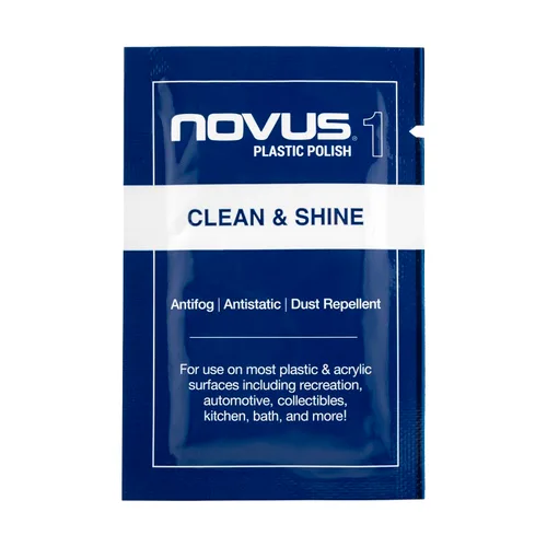 Novus 7022 | Plastic Clean & Shine #1 | 1 paquete de tamaño de muestra