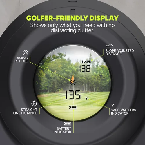 Miniatura 3 de Precision Pro NX9 Golf Rangefinder with Slope Switch – 900 Yards Laser Range Finder, Flag Lock Vibration, 6X Magnification, Magnetic Cart Mount