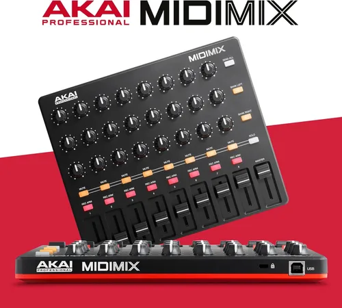 Miniatura 7 de Akai Professional MIDImix - Controlador MIDI USB y mezclador con atenuadores asignables y atenuador maestro, 24 perillas y 16 botones, mapeo 1 a 1