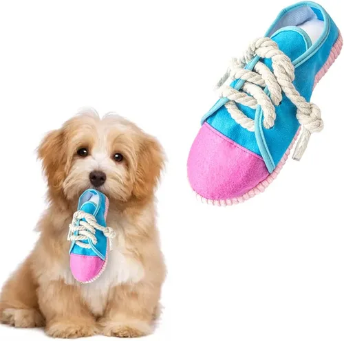 Miniatura 12 de vocheer Juguete masticable para perros, juguetes para perros para mantenerlos ocupados, zapatos de dentición duraderos, juguete interactivo Naranja