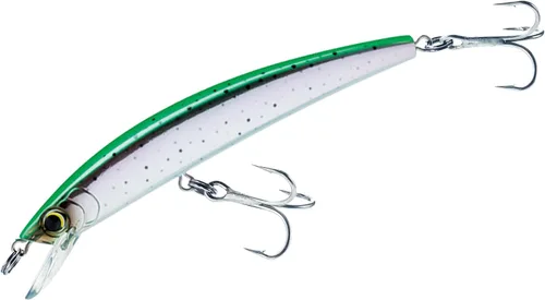 Miniatura 20 de Yo-Zuri Señuelo flotante Crystal Minnow Holographic Redhead