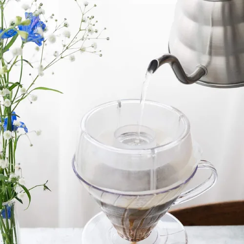 Miniatura 5 de Hario V60 Drip-Assist, Tamaño 02, Transparente