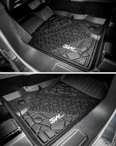 Miniatura 9 de Alfombrillas 3W y forro de carga para Ford Bronco 2 puertas 2021 2022 2023 2024 2025 Todo clima TPE Accesorios para auto a medida Alfombrillas