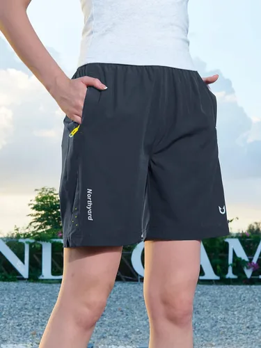 Miniatura 21 de NORTHYARD Pantalones cortos deportivos de senderismo para mujer, de secado rápido, ligeros, para gimnasio, entrenamiento, con 3 bolsillos