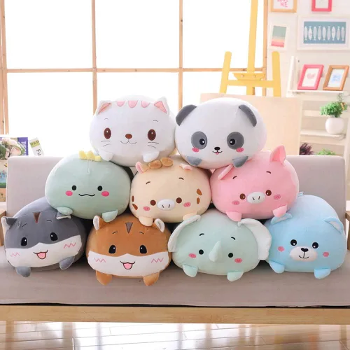 Miniatura 7 de Oso de Peluche Juguete Animal de Peluche Almohada Cilíndrica para Abrazar Regalos para Cumpleaños de Niños, San Valentín, Navidad, 8 pulgadas