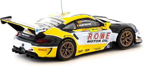 911 GT3 R # 99 Vanthoor 2nd Place Macao GT Cup Copa del Mundo FIA GT (2019) "Hobby64 Series 1/64 Modelo de coche fundido a troquel por Tarmac Works