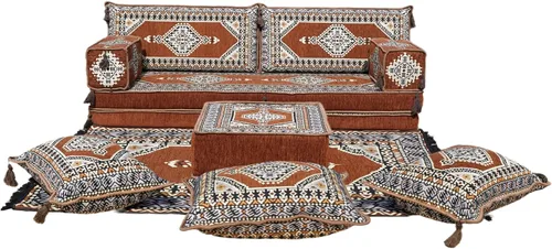 Miniatura 54 de arabicsofa Sofá de piso árabe Jalsa - Sofá tradicional hecho a mano para sala de estar