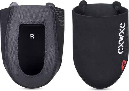Miniatura 6 de CXWXC Fundas para dedos de ciclismo para hombres y mujeres, fundas para zapatos de ciclismo, impermeables, transpirables, para ciclismo, clima frío