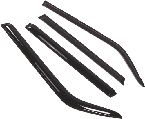 Visor de ventana compatible con Scion Scion xB 2008-2015, DGWV2-388, deflector de montaje exterior, protector de lluvia, humo oscuro, juego de 4
