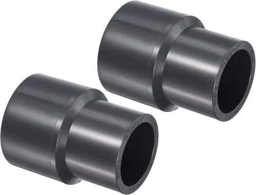 Miniatura 11 de PATIKIL UPVC Reductor de tubería de montaje de 1-1/2 "x 1" Socket Schedule 80, conector adaptador de acoplamiento recto, gris