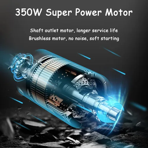 Miniatura 2 de Monopatín con motor de buje de 2.835 in, monopatín eléctrico de 350 W, motor de cubo sin escobillas reversa para pieza de repuesto