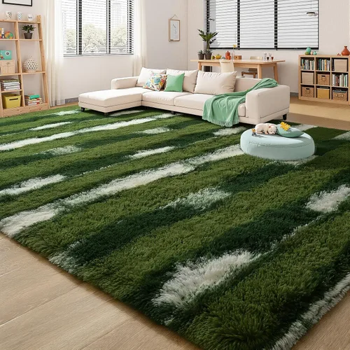 Miniatura 27 de Alfombras de Pasillo Suaves de Color Azul Marino para Dormitorio, Alfombra de Cabecera de 2x6 pies, Alfombras Esponjosas de Felpa, Alfombra de Área