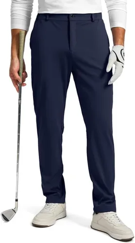 Soothfeel Pantalones de golf para hombre con 5 bolsillos, ajustados, elásticos, casuales, de viaje, pantalones de trabajo para hombre