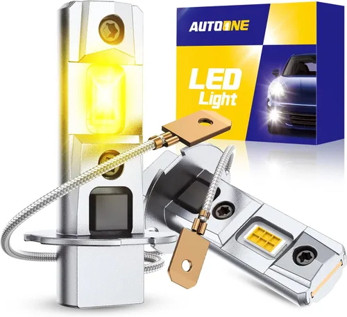 Miniatura 11 de AUTOONE Bombillas LED antiniebla H8 H11 H16 o DRL, 6000 K blancas superbrillantes para repuesto de luces antiniebla de automóvil, 50000 horas