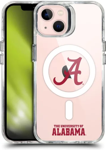 Miniatura 422 de Head Case Designs Funda de gel suave con licencia oficial de la Universidad de Alabama UA Collage compatible con Apple iPhone 13 Pro Max