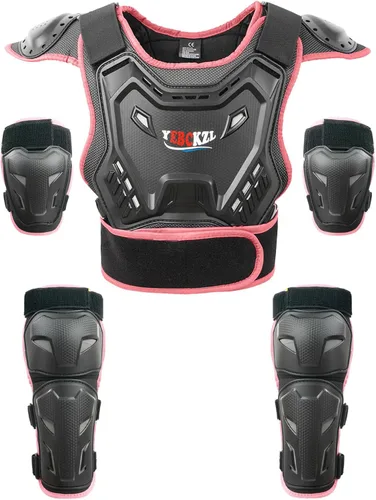 Miniatura 7 de Reomoto Protector de cuerpo completo para niños, equipo de motocross, para motocicleta, ciclismo, esquí, motocicleta, equitación, chaleco
