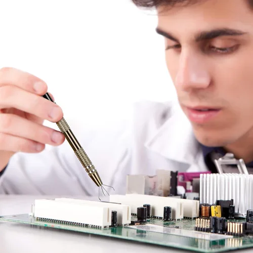 Miniatura 2 de ANCIRS Herramienta de recogida de 4 garras de acero inoxidable para recolección de piezas pequeñas, agarrador de 4 puntas para objetos pequeños