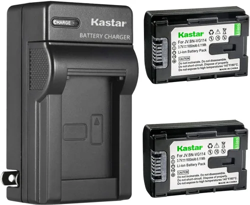 Miniatura 5 de Kastar AC - Cargador de batería de repuesto para JVC BN-VG107 BN-VG107AC BN-VG107E BN-VG107EU BN-VG107U BN-VG107US BN-VG107USM BN-VG108 BN-VG108AC