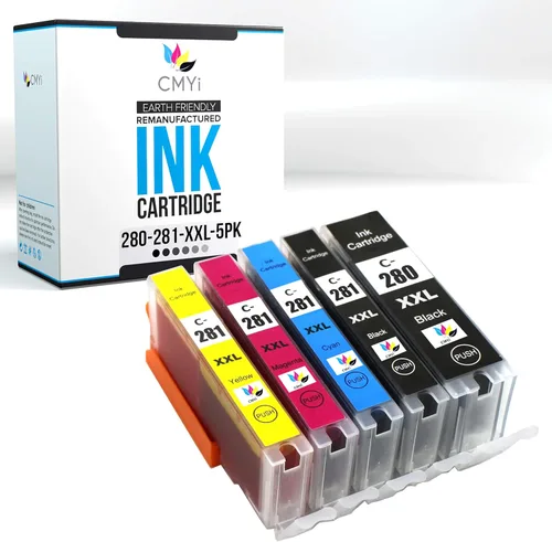 Miniatura 18 de 280XXL - Cartucho de tinta de repuesto para Canon PIXMA TR7520, TR7620, TR8520, TR8620, TR8620a, TR8622, TR8622a, TS6120, TS6220, TS6320, TS702