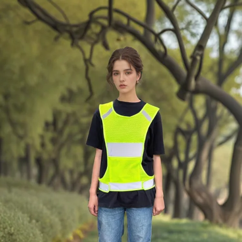 Miniatura 7 de Chaleco reflectante de seguridad para correr con bolsillo para correr, andar en bicicleta