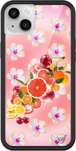 Miniatura 42 de Fundas Wildflower - Realización Par x Devon Lee Carlson, Compatible con Apple iPhone 13/14 Rojo, Ranas, Colaboración - Protector de goma negro