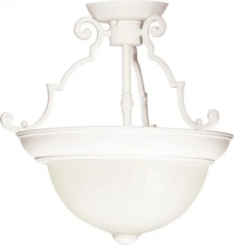 Miniatura 6 de Nuvo Lighting SF76-129 - Montaje empotrado de tres luces de transición en acabado blanco, 15.25 pulgadas