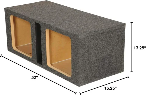 Miniatura 6 de Cuadrado Solobaric Dual 12 "Ported L3 L5 L7 Caja de Subwoofer Caja de Altavoz