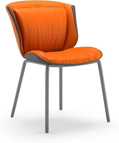 Miniatura 9 de Light Luxury Dining Chair, Simple Modern Leisure Chair with Backrest, Color Matching Design, Enhance the Sense of Space, Suitable for Kitchen