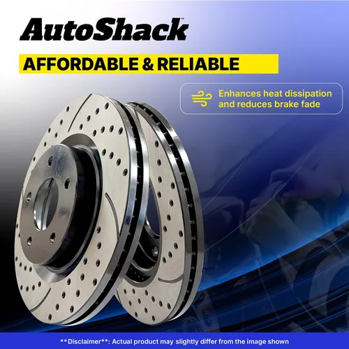 Miniatura 5 de AutoShack 11.92" (302.7 mm) Rotores de freno ventilados delanteros con revestimiento de reemplazo para 2005-2012 Ford Escape 2005-2011 Mercury