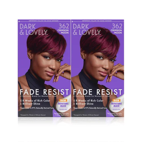 Miniatura 14 de SoftSheen-Carson Dark and Lovely Fade Resist - Tinte permanente y acondicionador para el cabello, de color intenso, azul medianoche 382