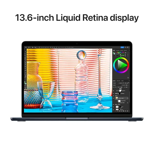 Miniatura 4 de Apple Laptop MacBook Air 2022 con chip M2, 13.6 pulgadas, 8 GB de RAM, 512 GB de almacenamiento SSD, Midnight (Renovado)