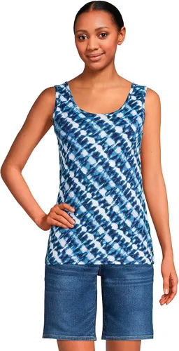 Miniatura 3 de Lands' End Camiseta de tirantes de algodón alta para mujer