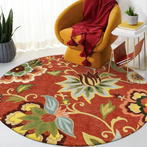 Miniatura 35 de Lahome - Tapete floral con estampado de cachemira, lavable, antideslizante, pequeño, anti-manchas, suave, para baño, entrada, dormitorio, Negro