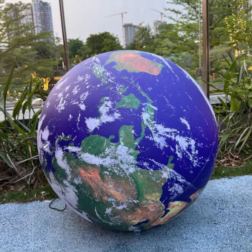 40" globo inflable, globo inflable del planeta de la tierra para la decoración educativa de la institución/el planetario/la tienda/del club