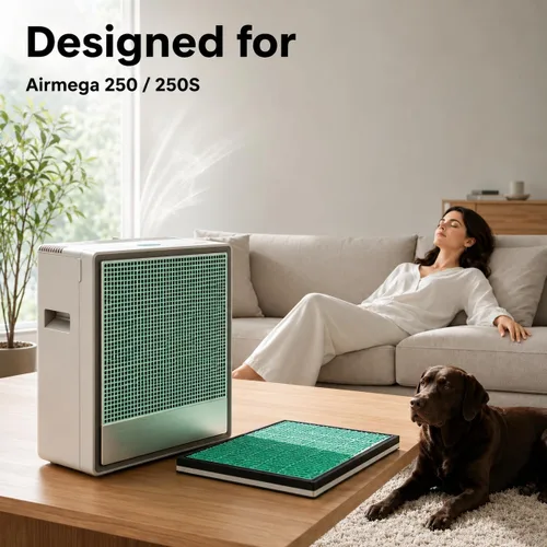 Miniatura 2 de Paquete de 2 filtros de repuesto para purificador de aire 250/250S compatibles con purificadores de aire Coway Airmega 250/250S, Max 2 Green True