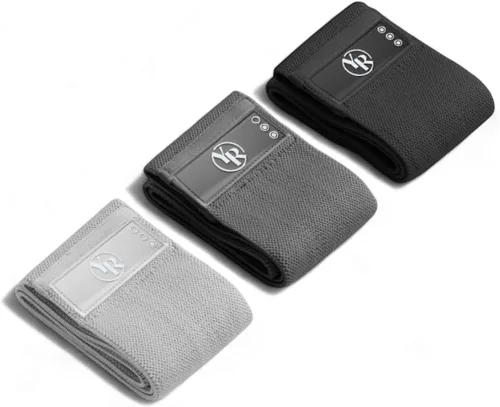 Miniatura 6 de Juego de bandas de tela para glúteos para pilates y otros entrenamientos - 3 niveles de resistencia 100% libre de látex