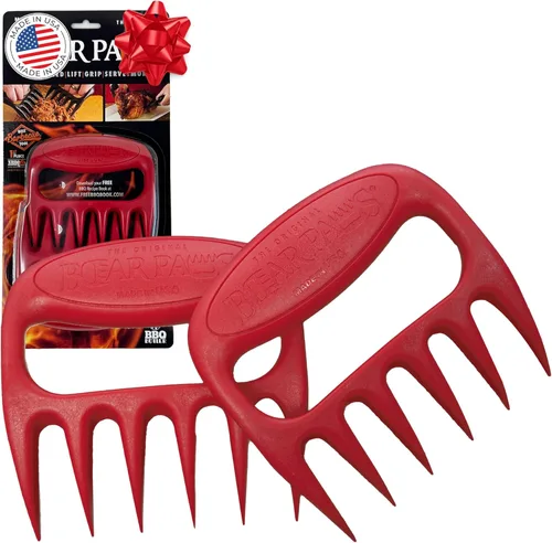 Bear Paws Garras de Carne – Las Garras Desmenuzadoras de Carne Originales para Cerdo Desmenuzado, Fabricadas en EE.UU. – Levanta, Desmenuza, Tira y