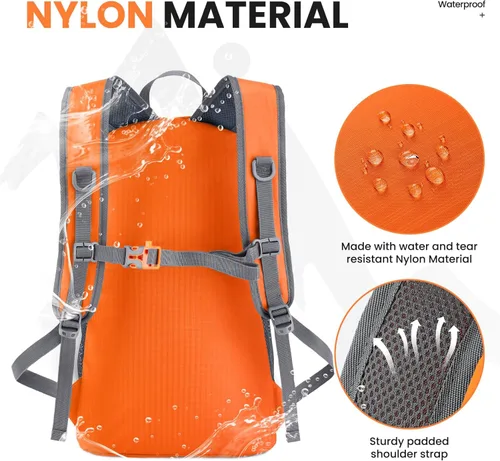 Miniatura 4 de Venture Pal 35L Mochila ultra ligera, plegable, para viajes, camping, senderismo, deportes al aire libre
