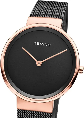 Miniatura 3 de BERING Reloj analógico unisex de cuarzo con correa de acero inoxidable