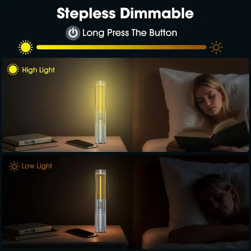 Miniatura 6 de Linterna LED para campamento, hasta 350 horas de luz de campamento recargable, 4 modos de linterna al aire libre con luz roja, resistente al agua