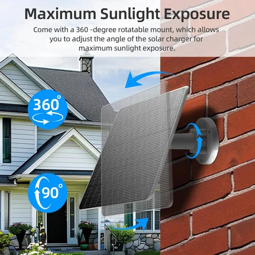 Miniatura 2 de Cargador de panel solar plegable con carga de puerto USB para smartphone, banco de energía, dispositivos pequeños (2 piezas de 6 W)