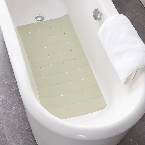 Miniatura 5 de Webos Alfombrilla plegable de silicona para bañera: alfombrilla de baño de seguridad extra grande para tina sin ventosas, antideslizante para baño